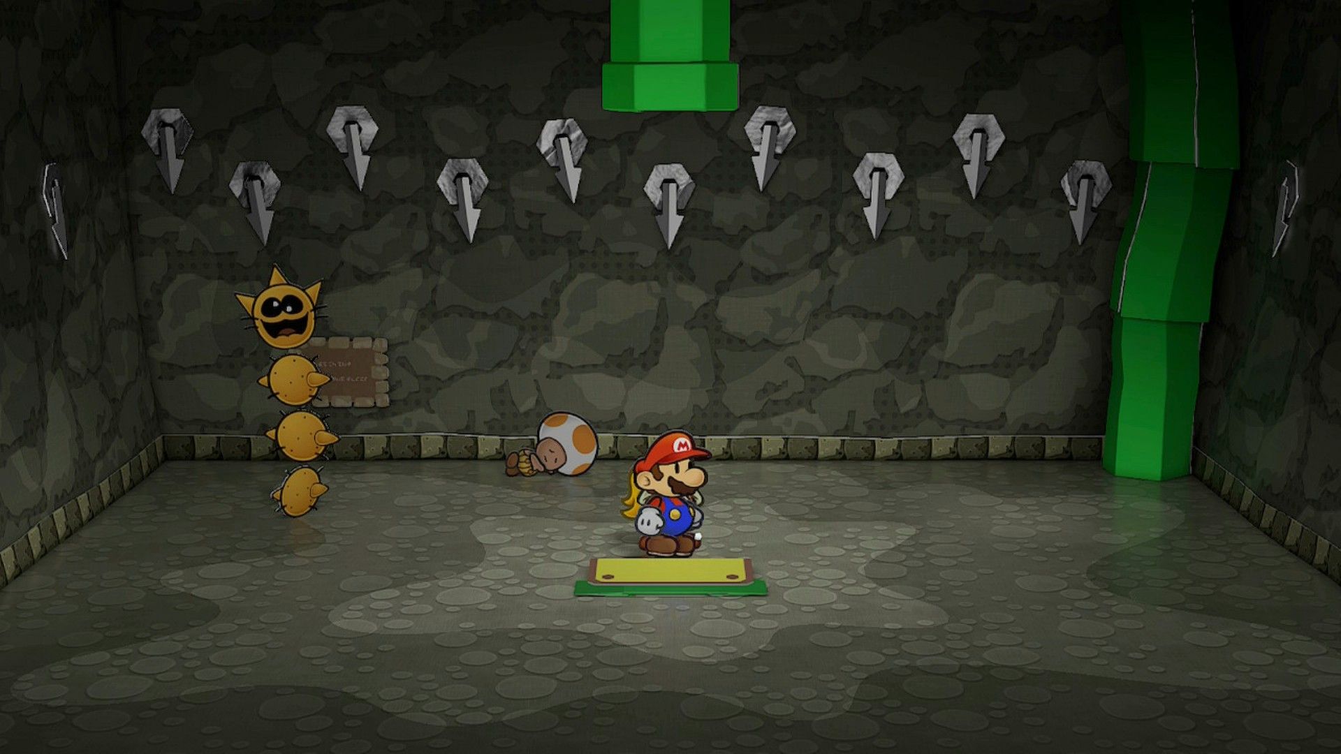 Paper Mario: The Thousand-Year Door - Pit of 100 Trials Pine T. Sr. passed out