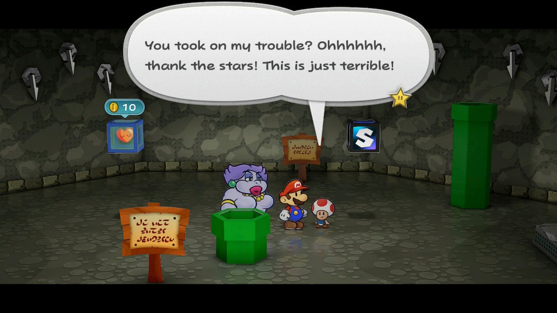 Paper Mario: The Thousand-Year Door - Pit of 100 Trials Pine T. Jr.