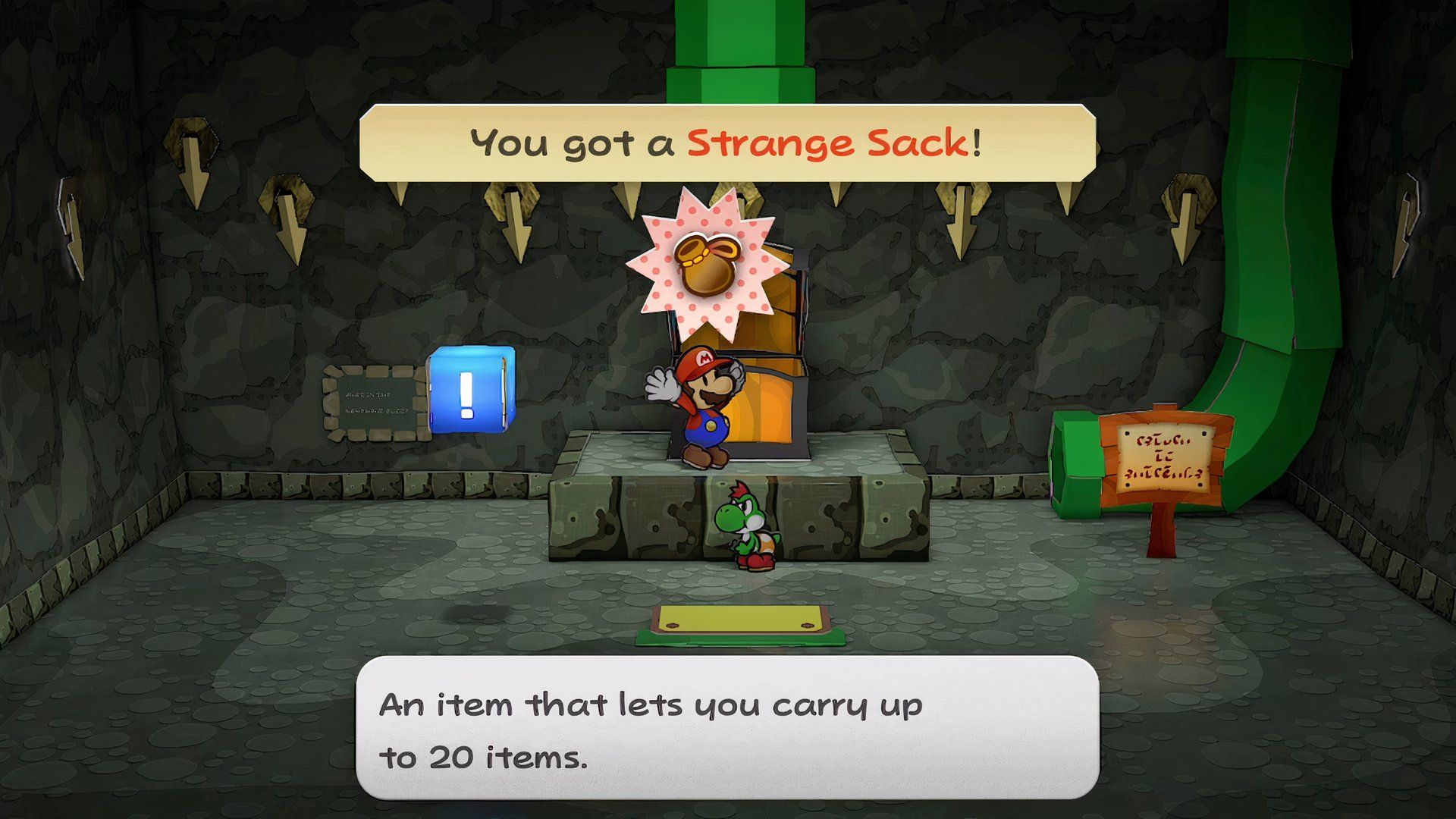 Paper Mario: The Thousand-Year Door - Strange Sack on Floor 50