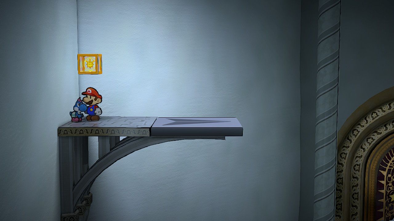 Image of the shine sprite found in the thousand year door room in Paper Mario TTYD