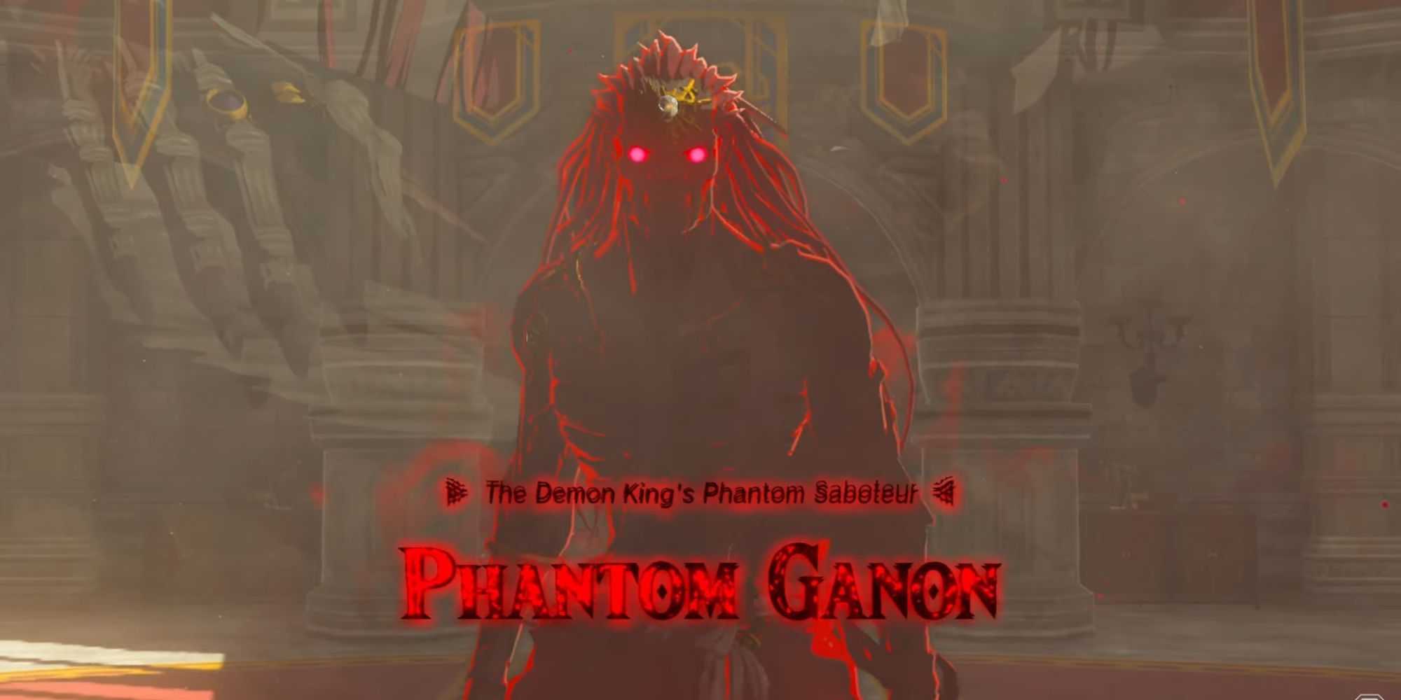 Phantom Ganon's boss fight Introduction in The Legend of Zelda: Tears of the Kingdom.