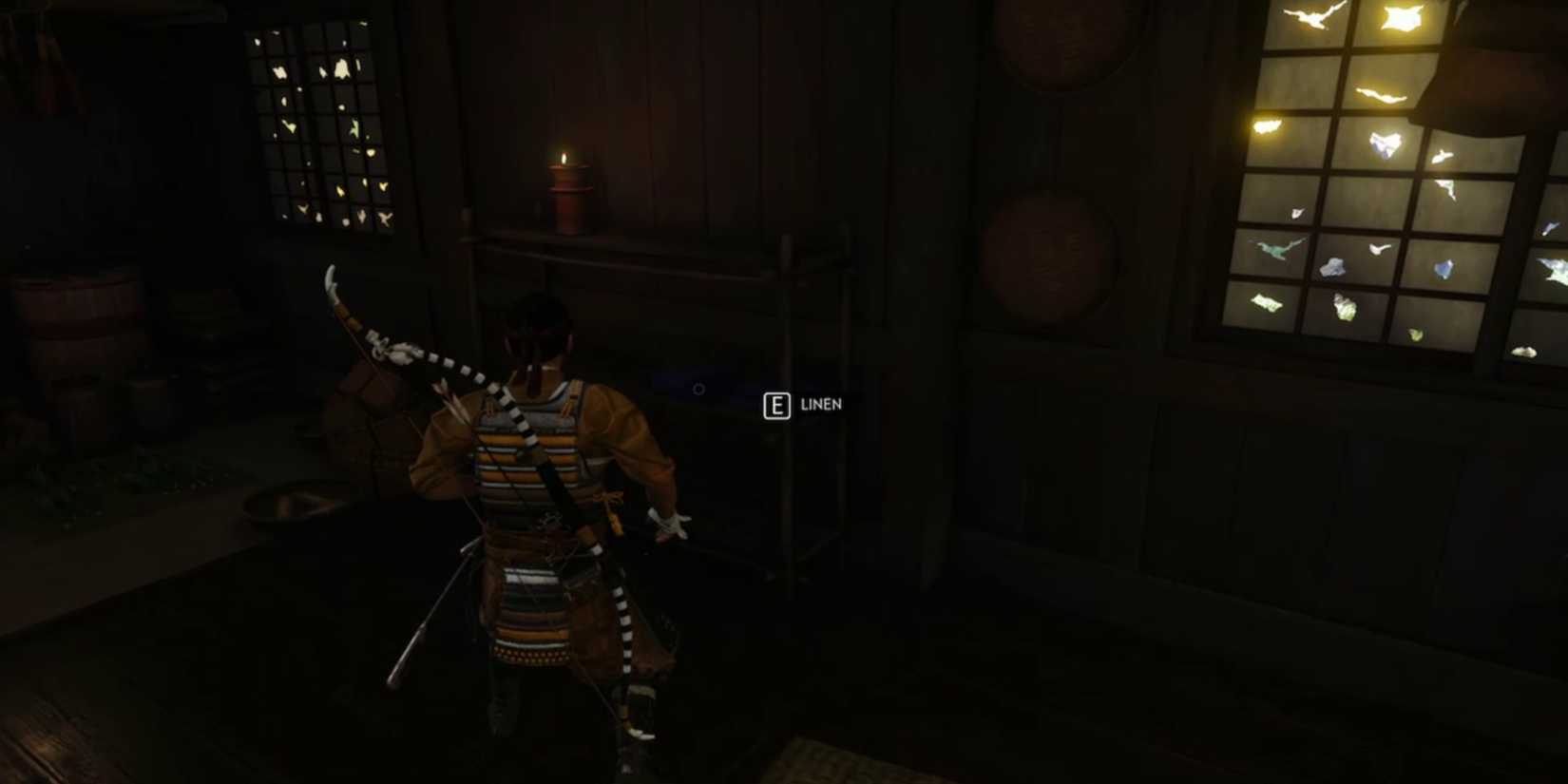 picking up linen on the shelf in ghost of tsushima-1