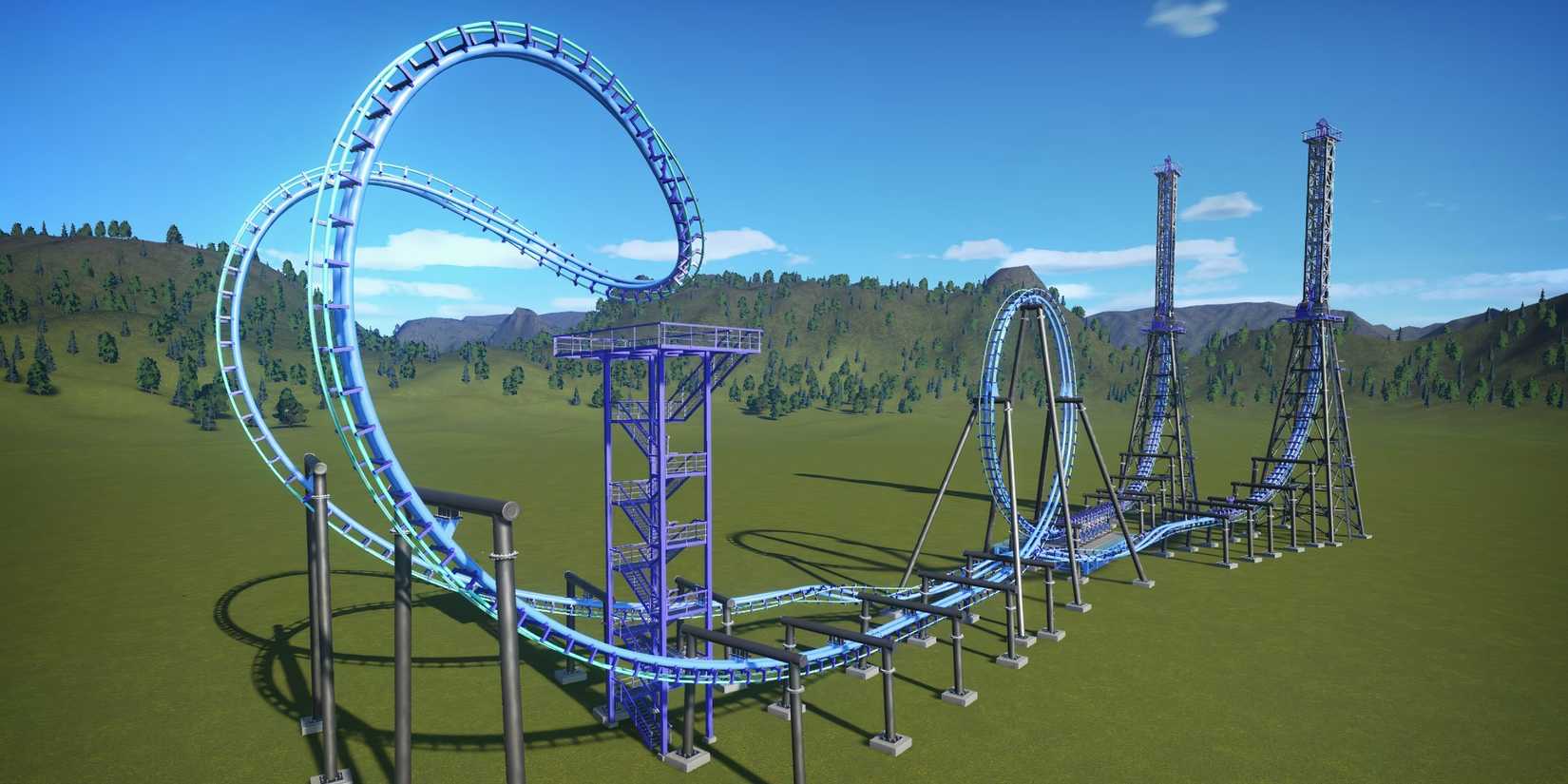 Planet Coaster Labrys Coaster
