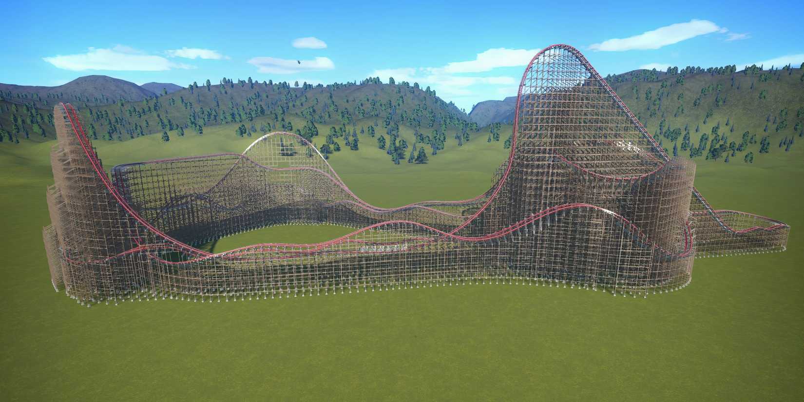 Planet Coaster Steel Vengeance Coaster