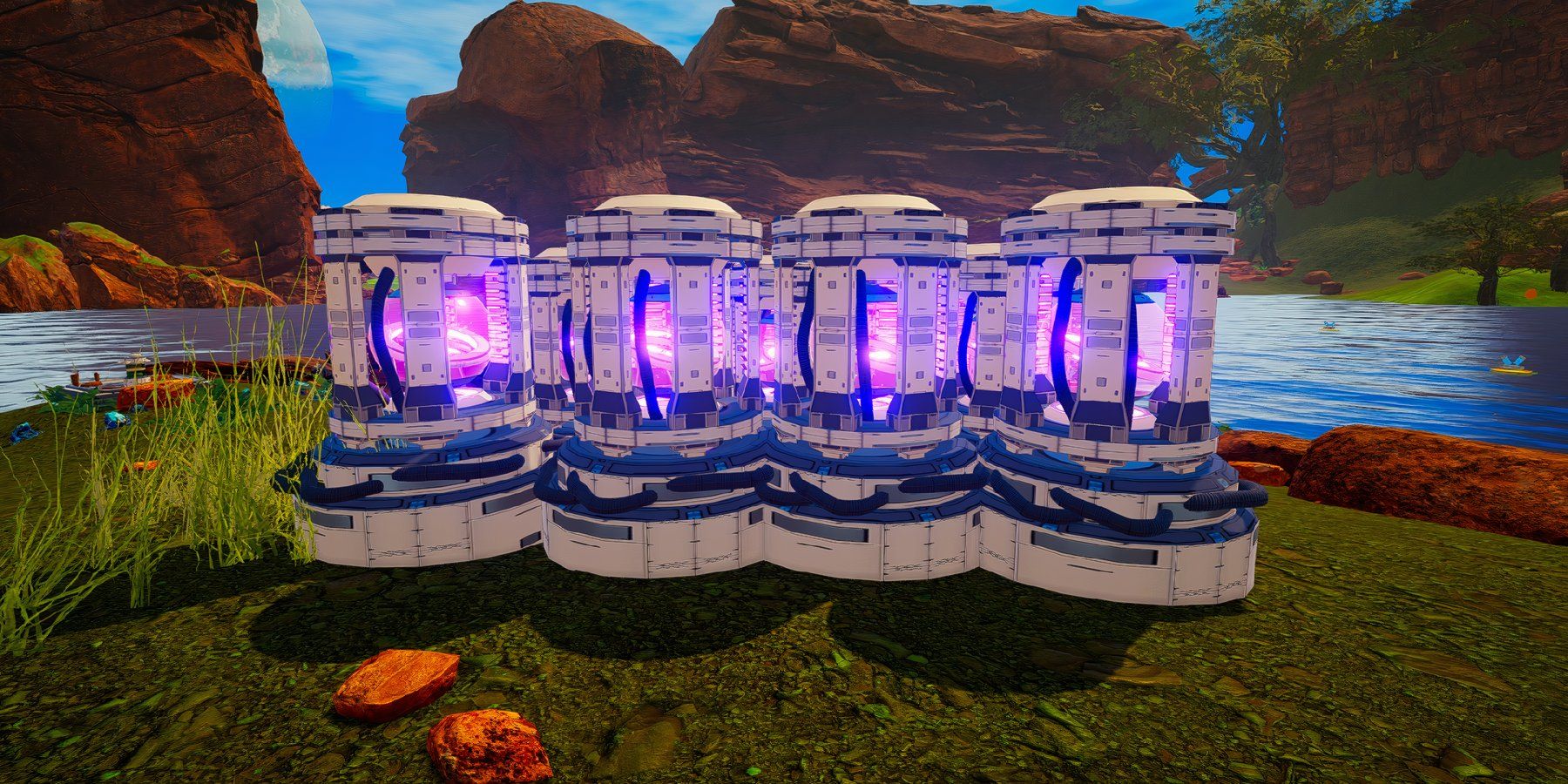 Planet Crafter Fusion Generator Set