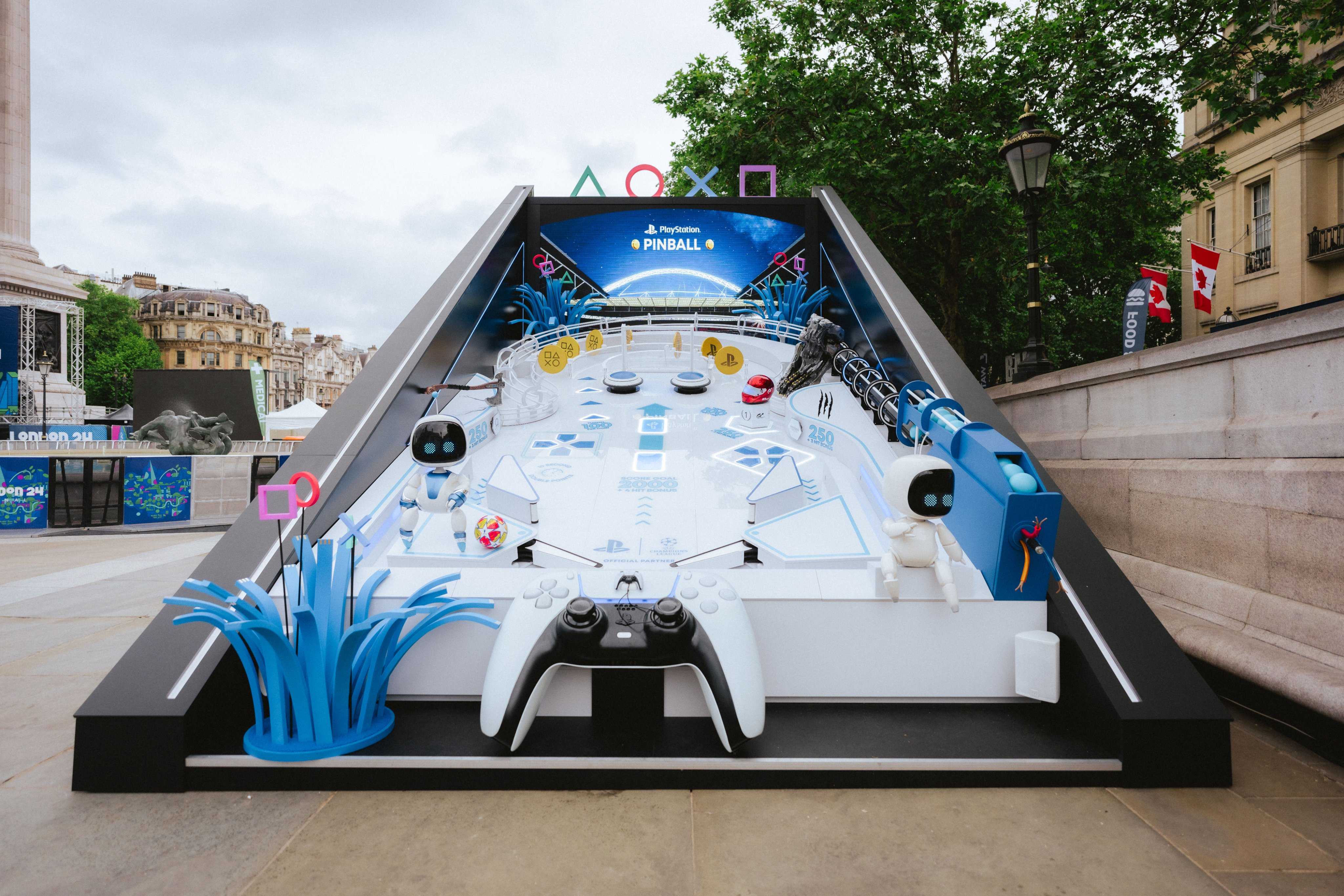 Playstation Machine Sony Built a Giant PS5 Pinball Machine That You Can Actually Play