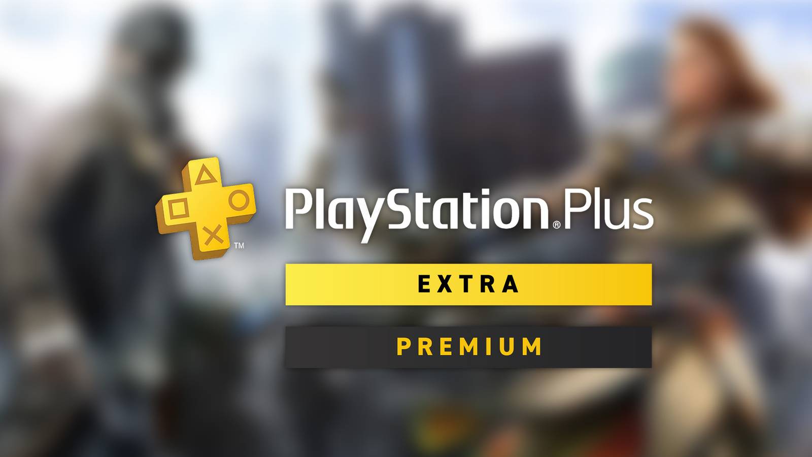 playstation plus extra and premium watch dogs horizon zero dawn