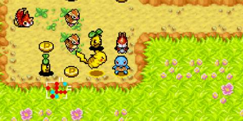 pokemon mystery dungeon red rescue squirtel and pikachu surrounded