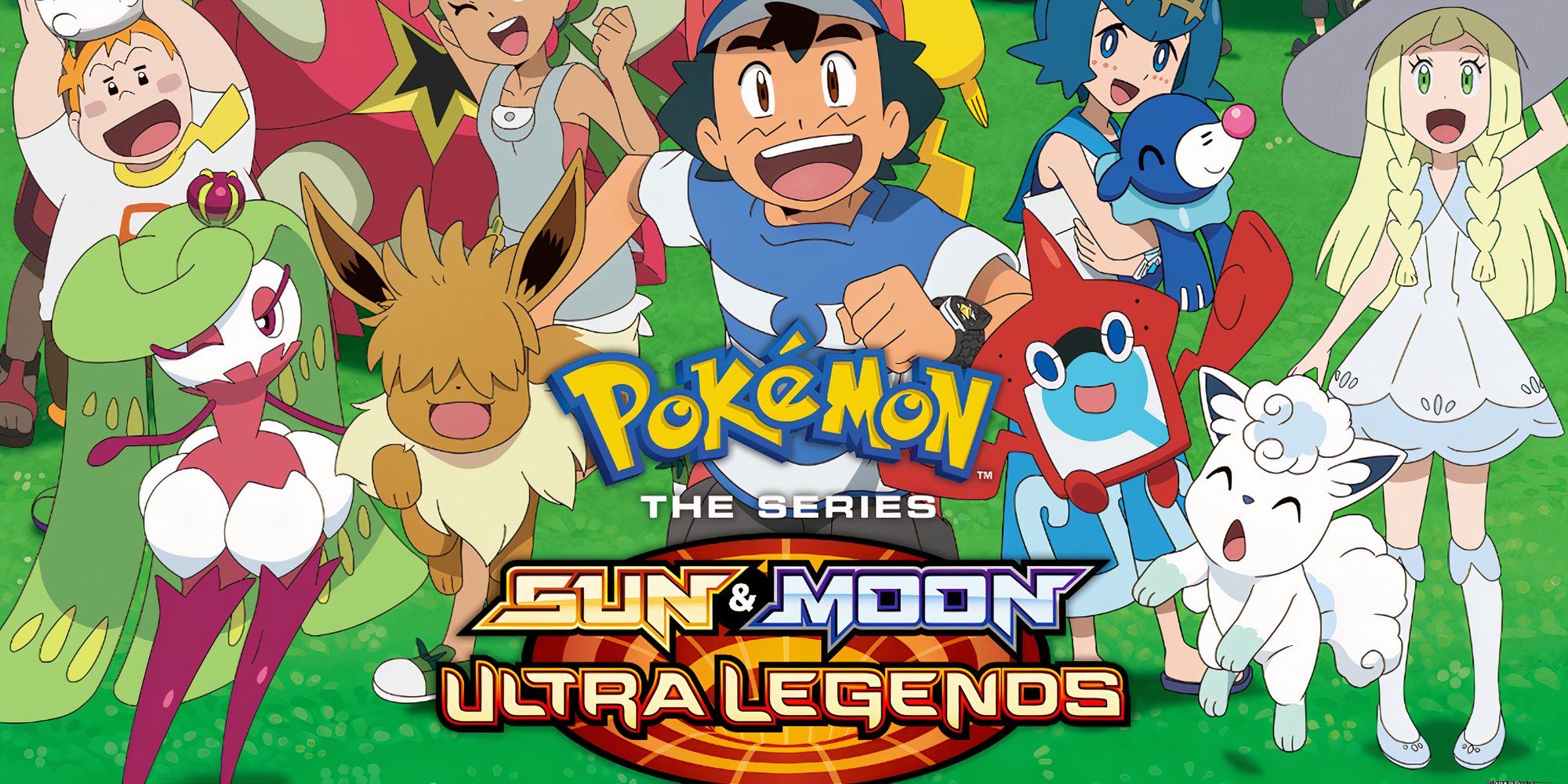 Pokemon The Series Sun & Moon Ultra Legends Promotional Art