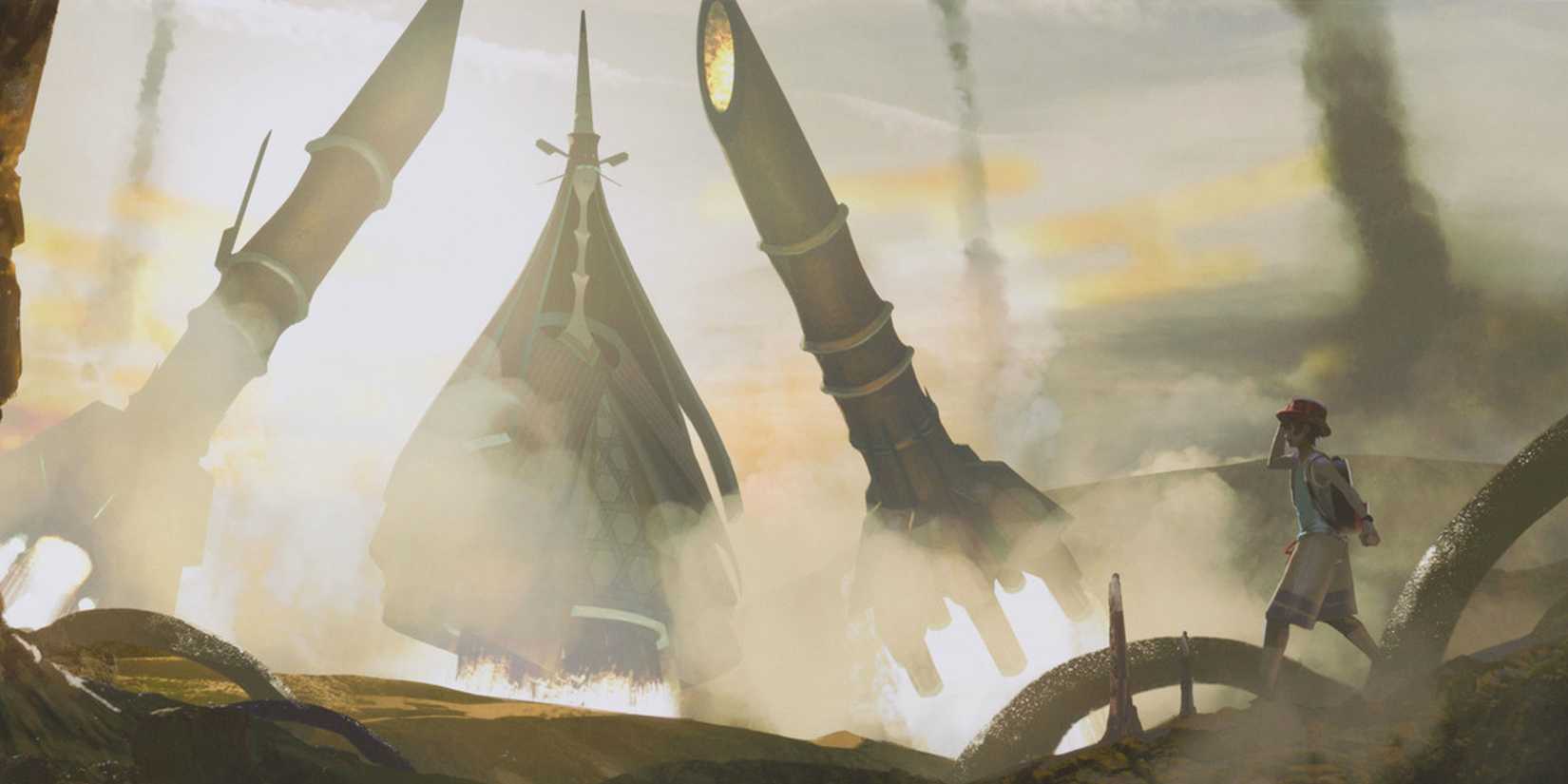 Pokemon Ultra Beast Celesteela taking off