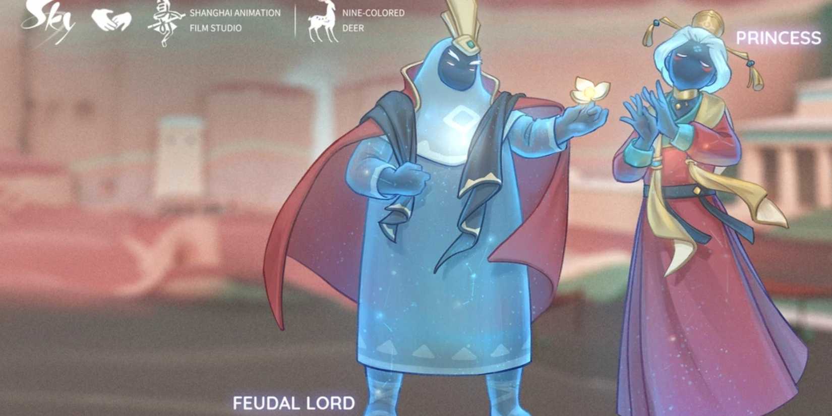 Princess and feudal lord outfit promo image by TGC