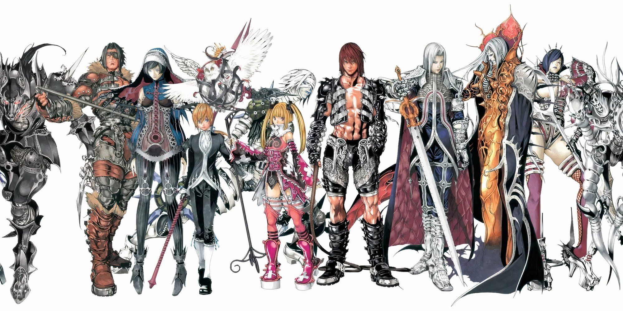 Promo art featuring characters in Castlevania Judgement