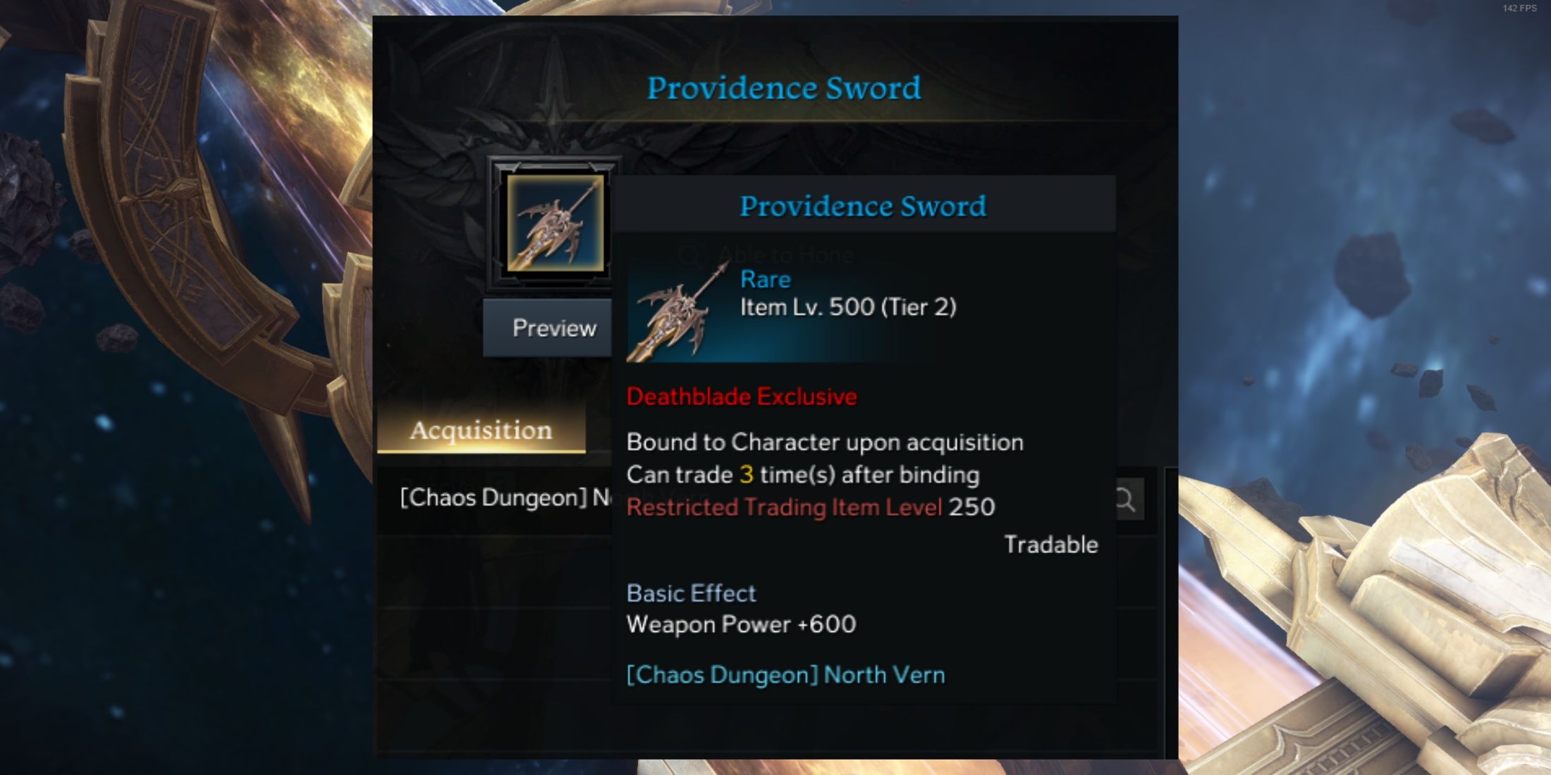 Providence Sword In Lost Ark