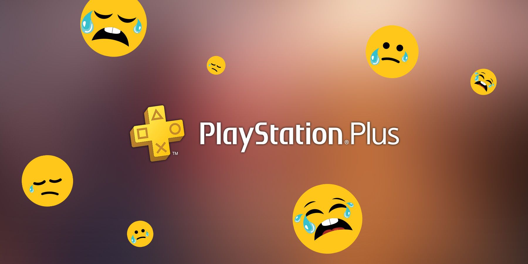 ps plus crying emojis