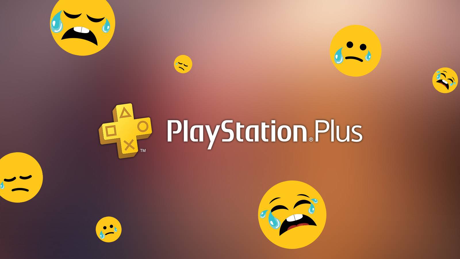 ps plus crying emojis