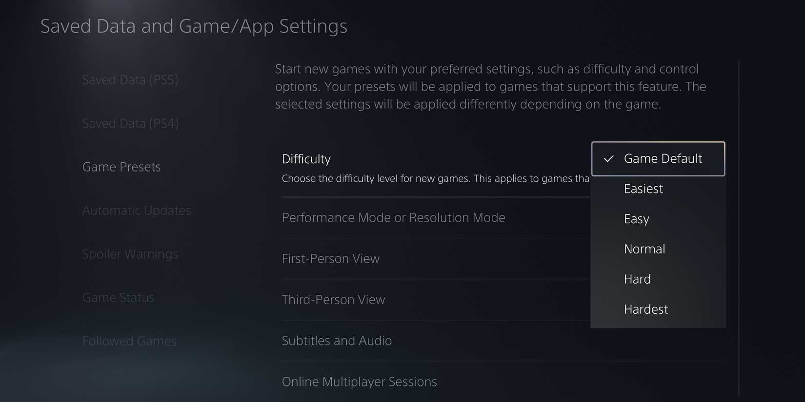 ps5-game-presets-difficulty