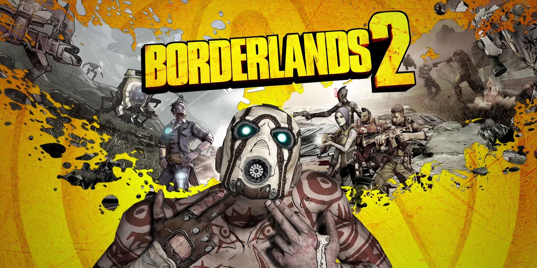 Psycho on the poster for Borderlands