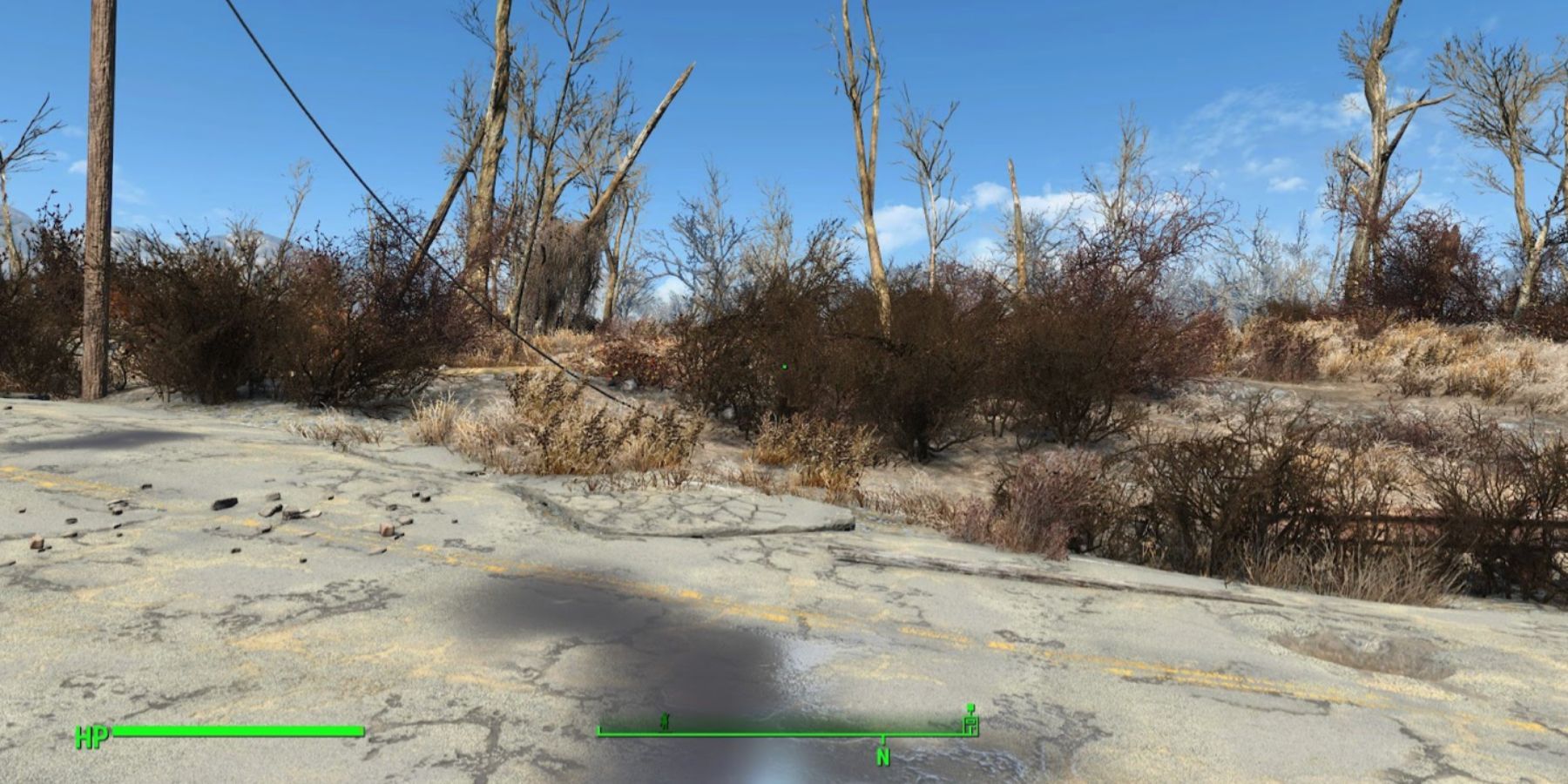 Fallout 4 character with hidden weapon