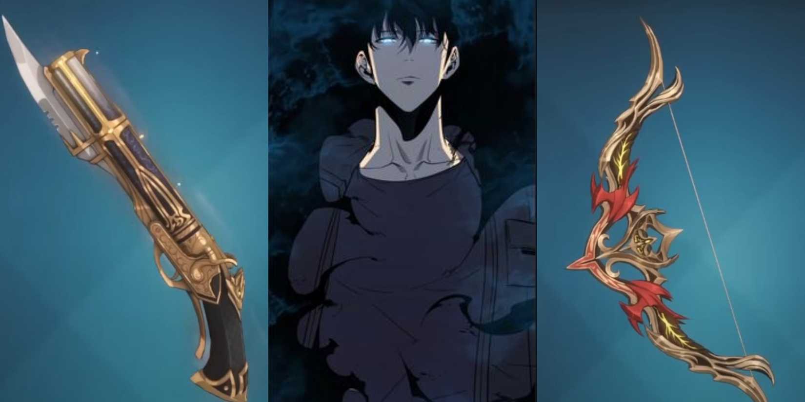 Radiru Family's Longbow and The Huntsman with jinwoo staring in middle