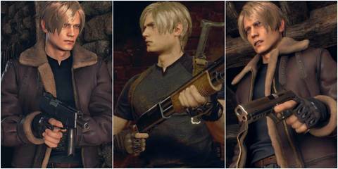 Resident Evil 4 Remake Leon Kennedy With Best Weapons To Upgrade