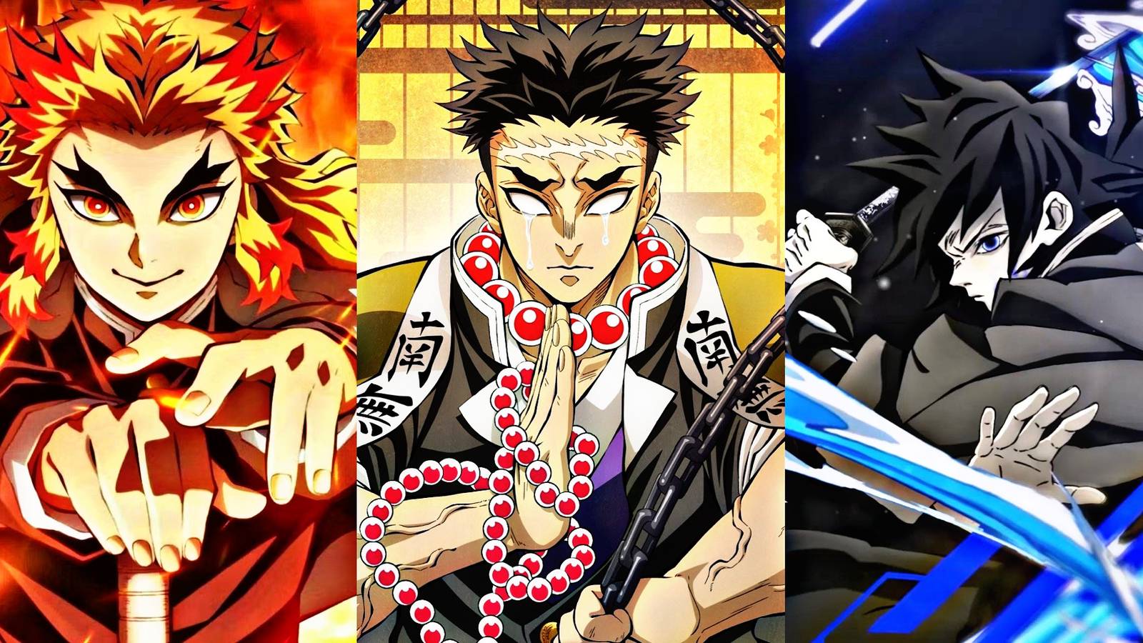 rengoku giyomai giyu hashira abilities demon slayer