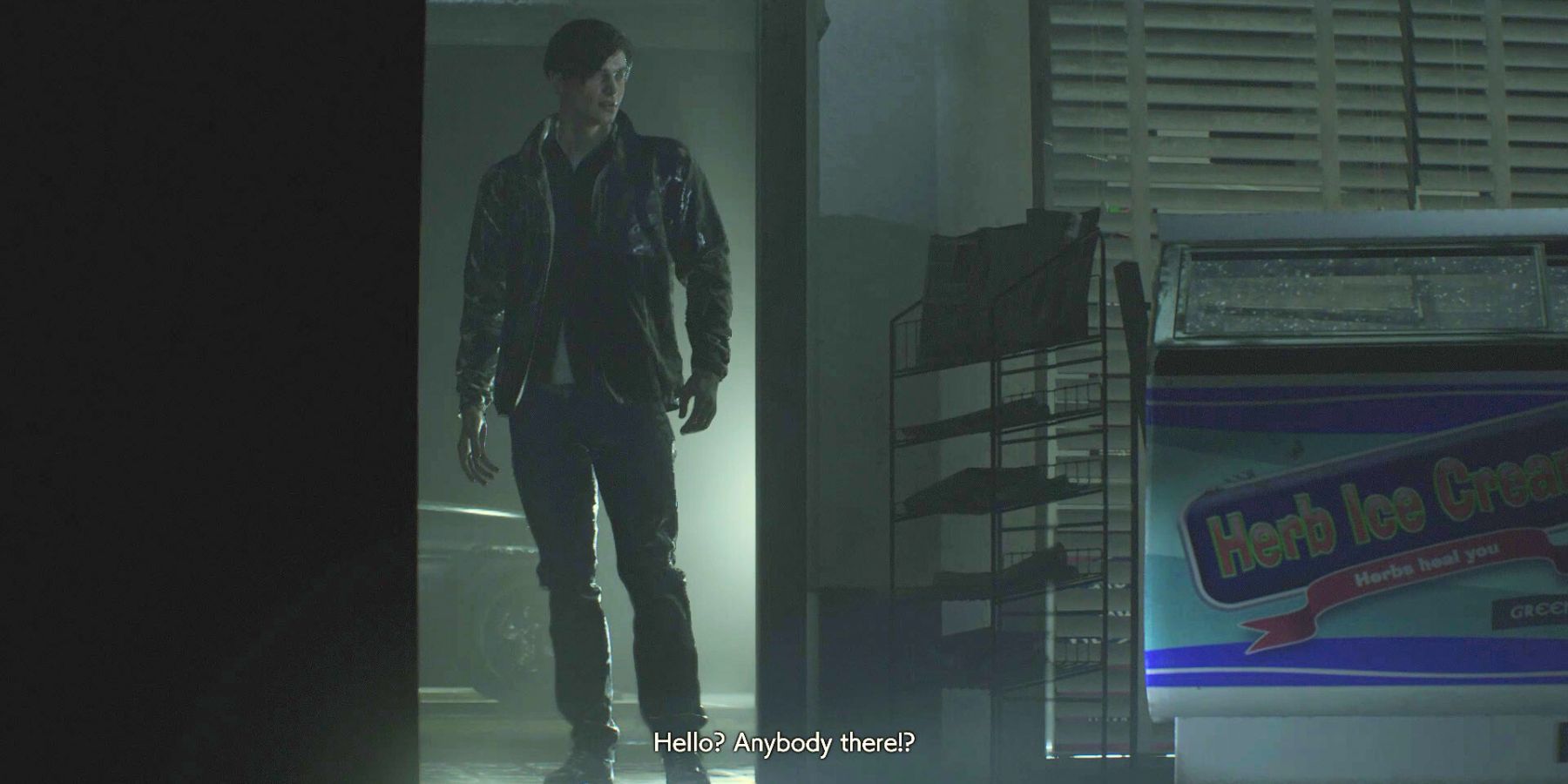 Resident Evil 2 Remake Leon At Gas Station