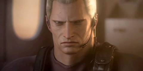 Resident Evil Dark Chronicles Krauser looking at viewer