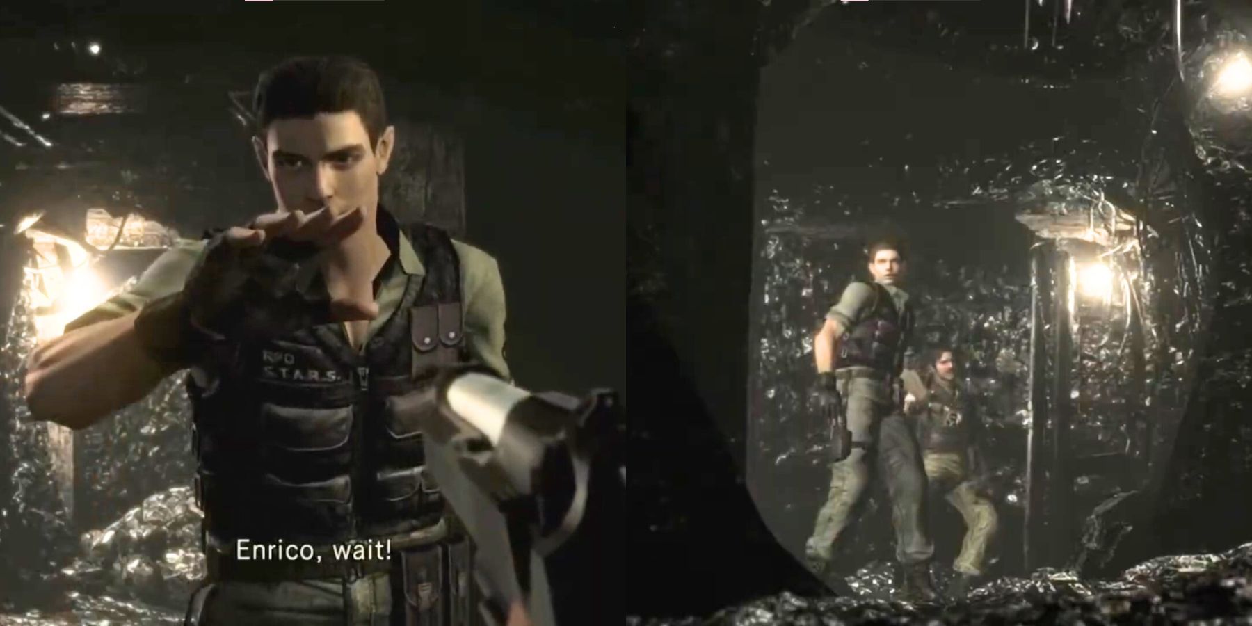 Resident Evil Enrico Gets Shot Chris Redfield