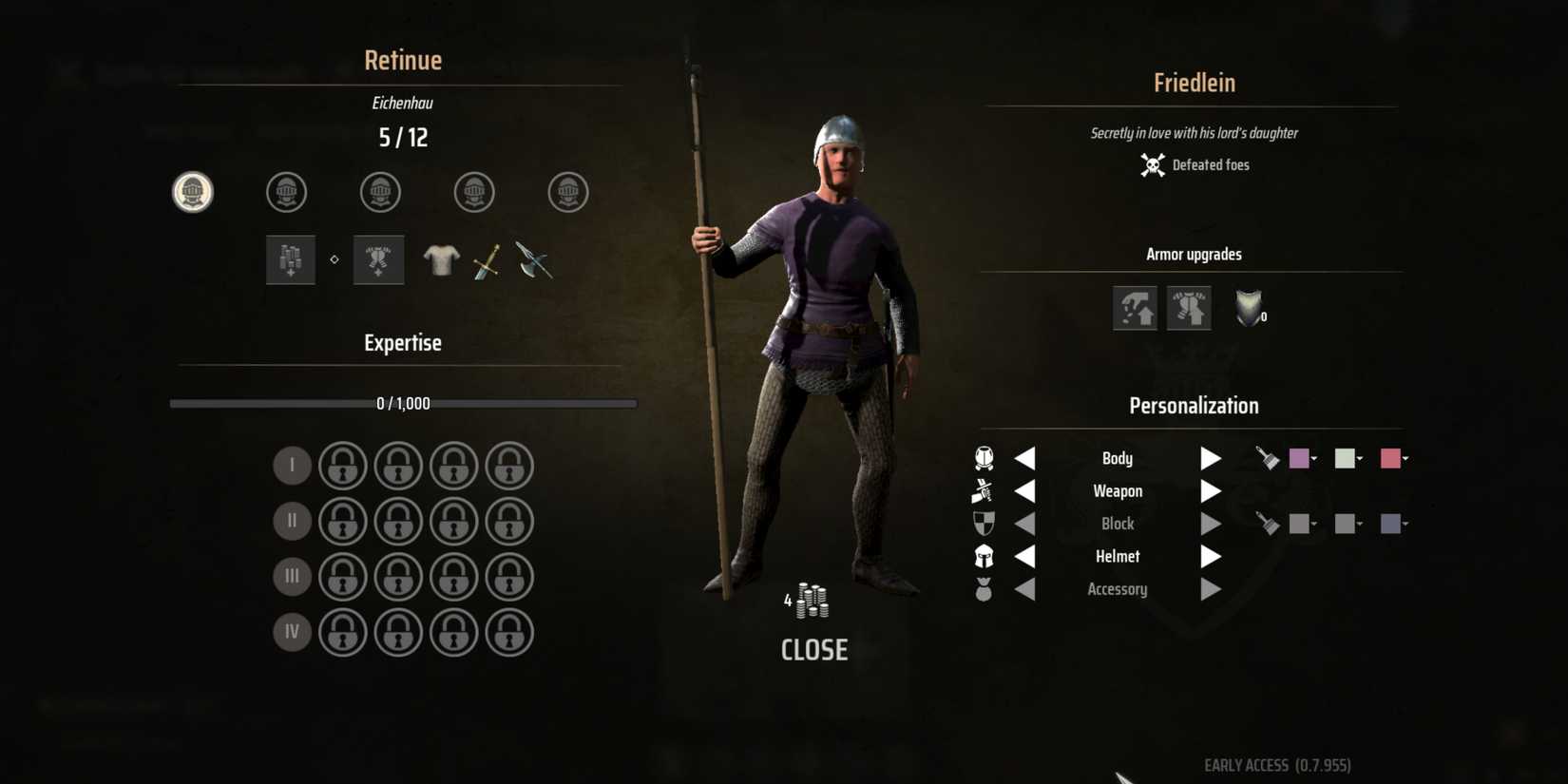 retinue in manor lords