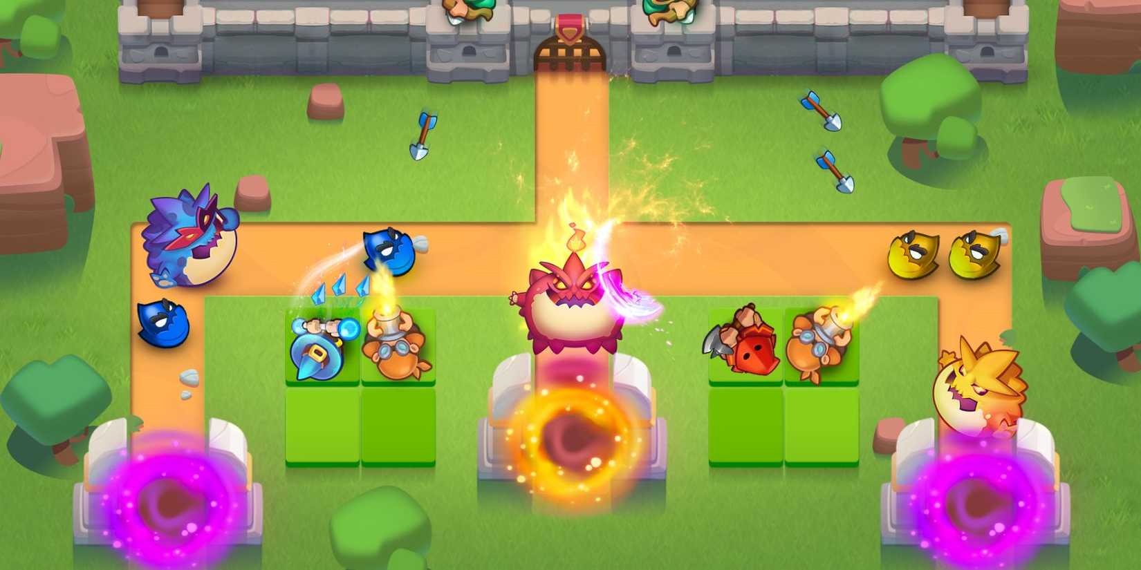 Rush Royale gameplay