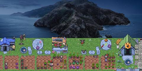 Showcasing a gameplay screenshot from Rusty's Retirement