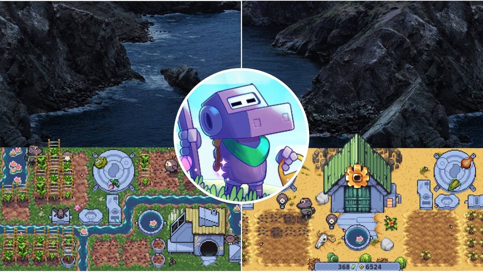 Featured image for Rusty's Retirement showcasing two different maps