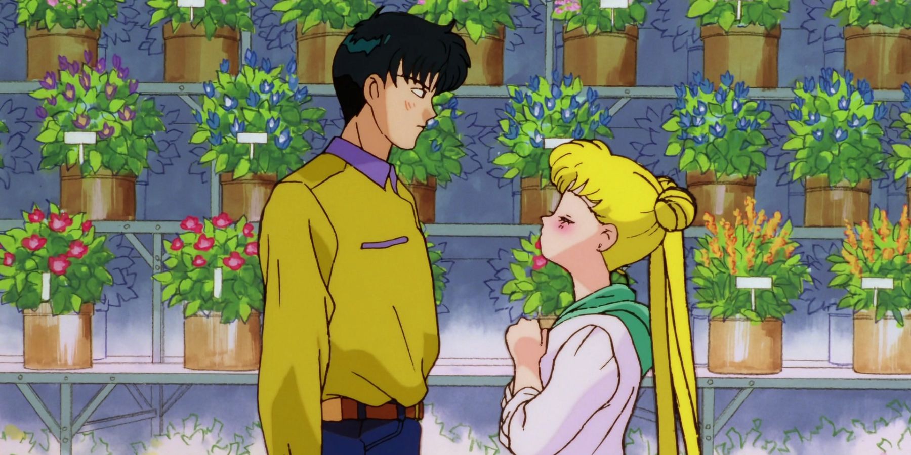 Usagi and Mamoru in Sailor Moon R Movie