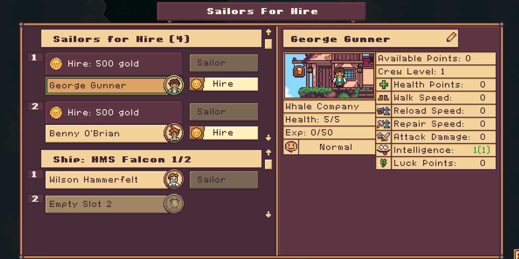 sailors for hire seablip