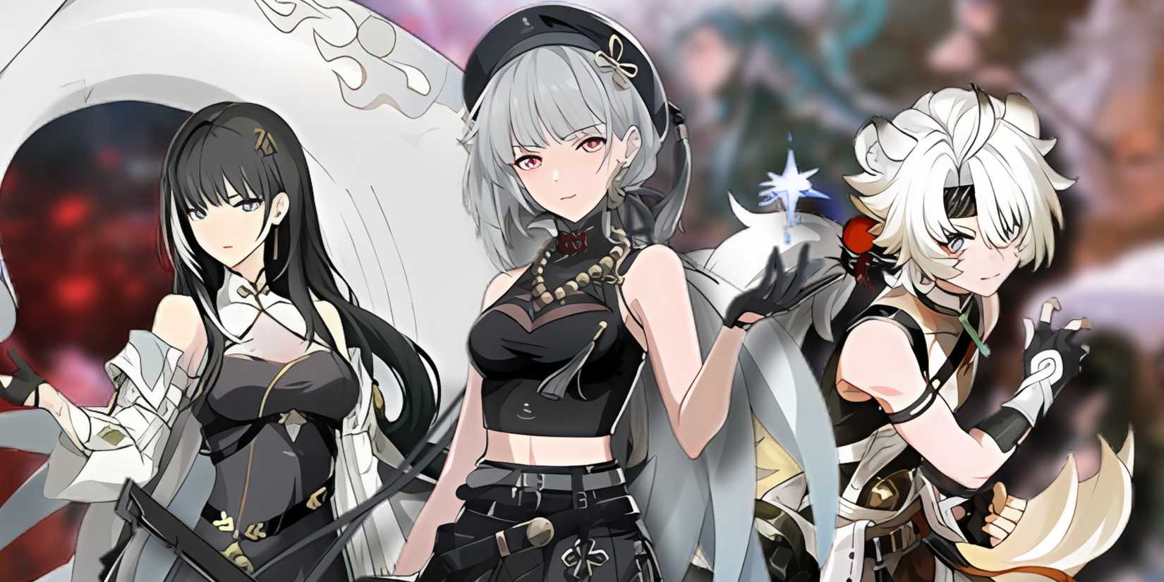 Sanhua + Lingyang + Baizhi team composition in wuthering waves