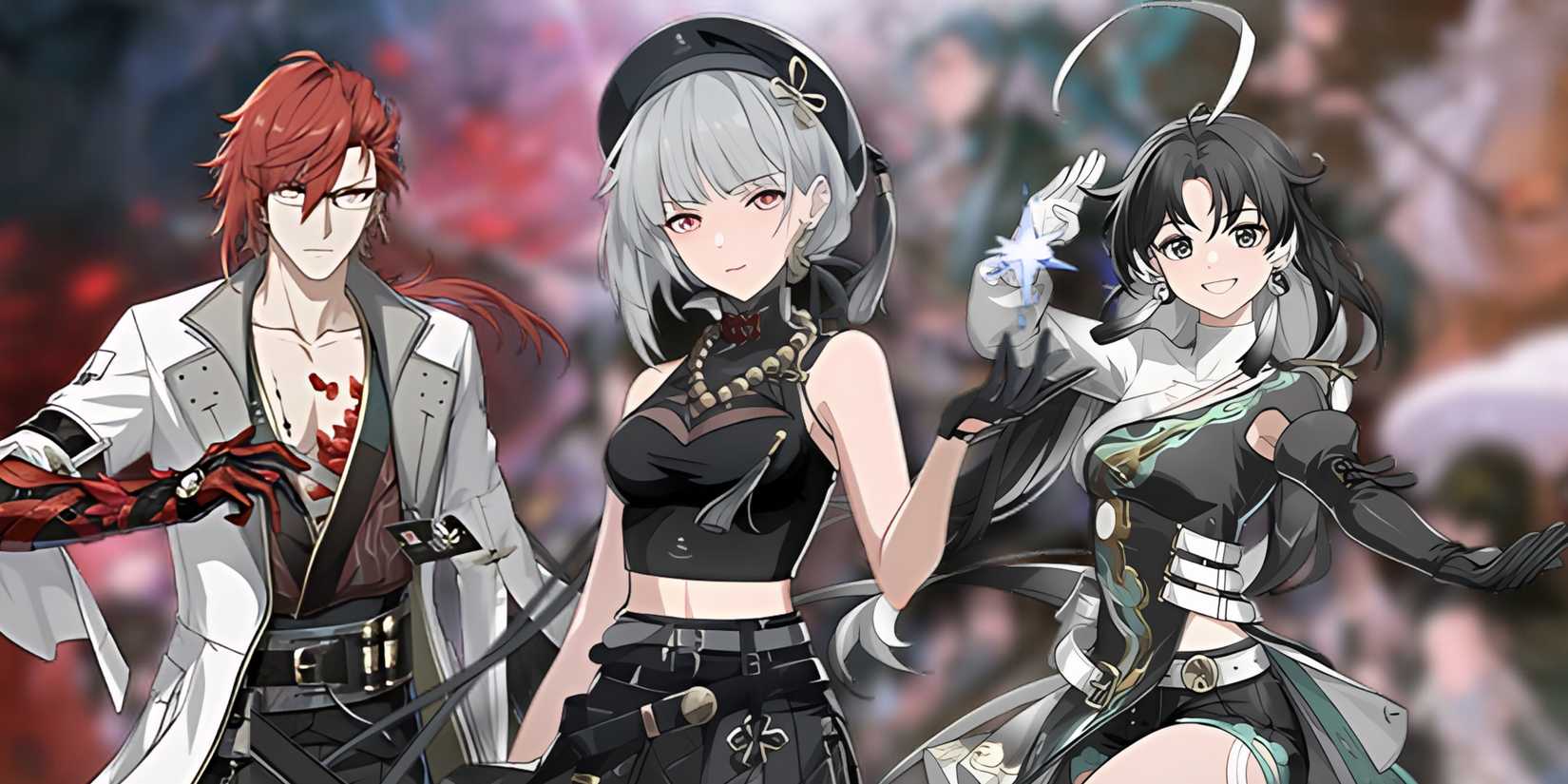 Sanhua + Mortefi + Jianxin team composition in wuthering waves