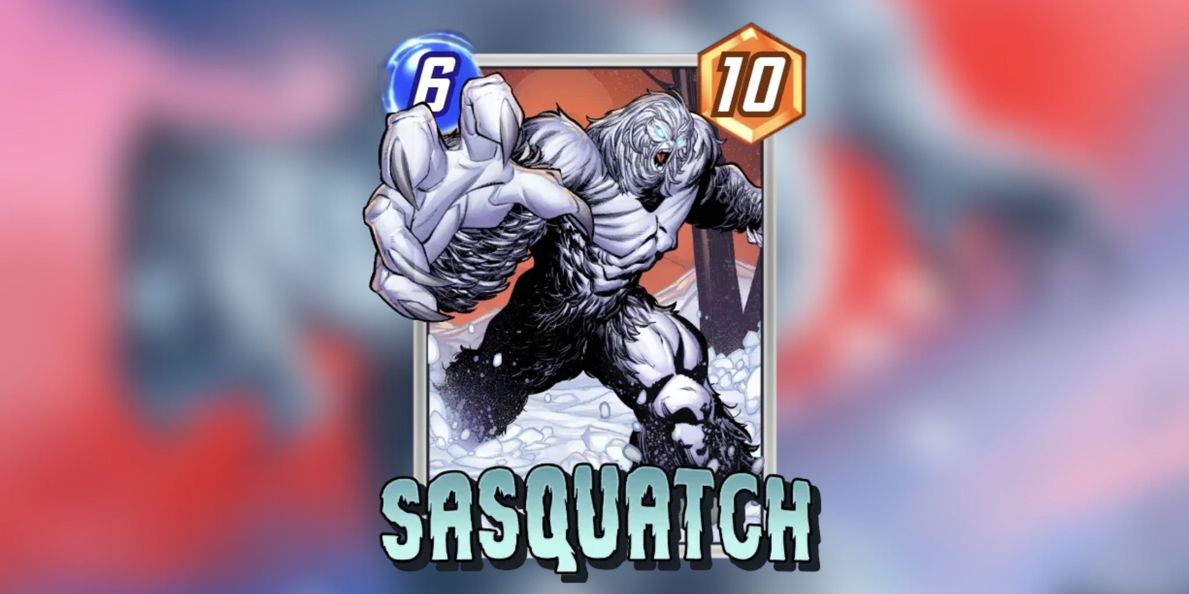 sasquatch card in marvel snap.