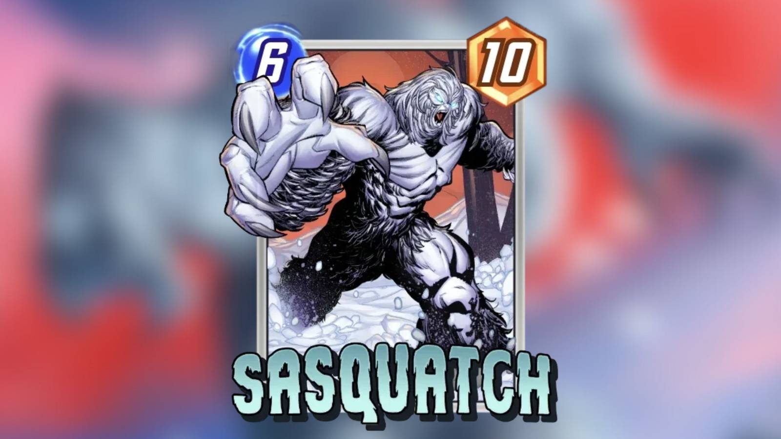 sasquatch card in marvel snap.
