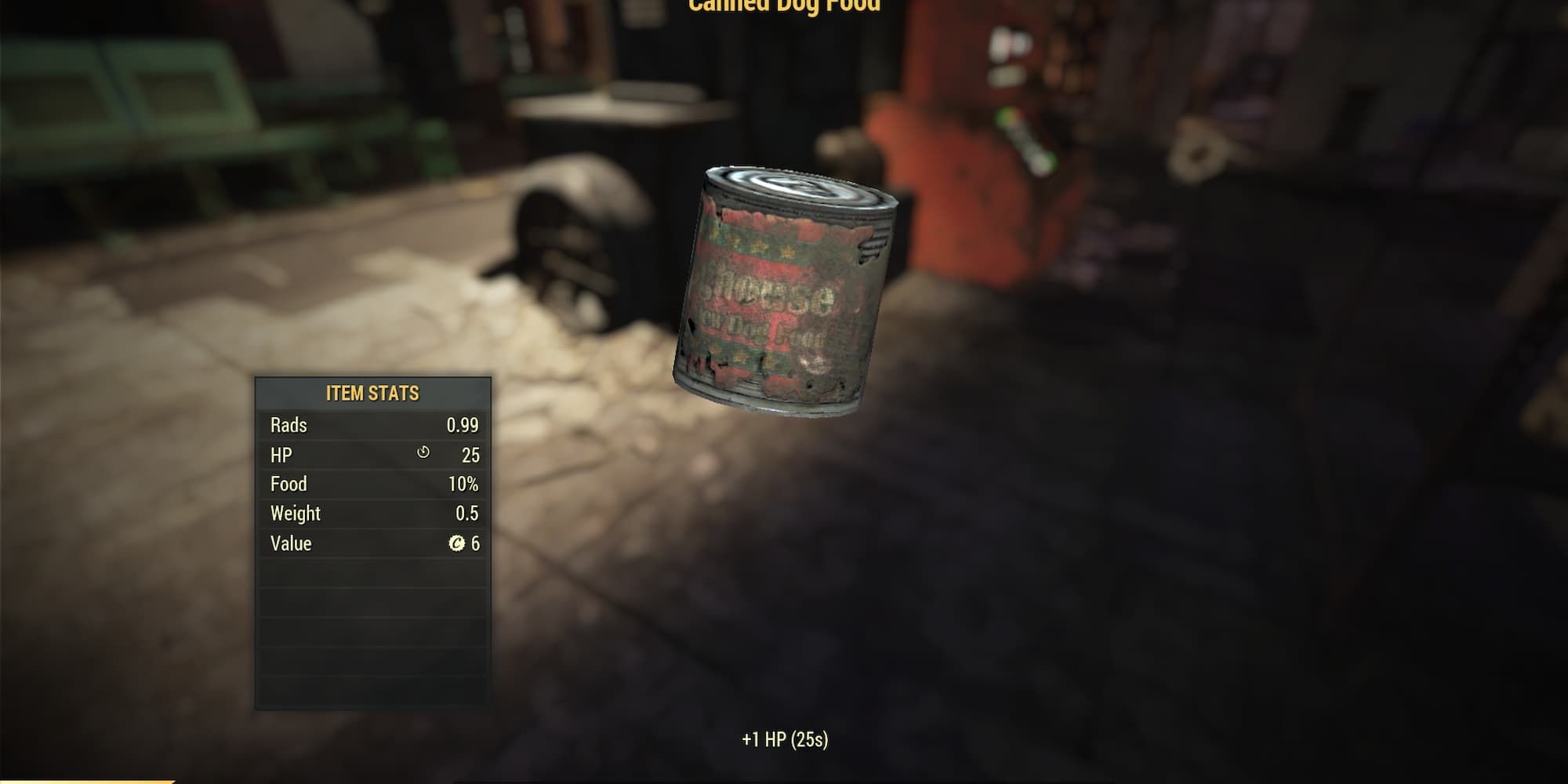 Canned Dog Food in Fallout 76