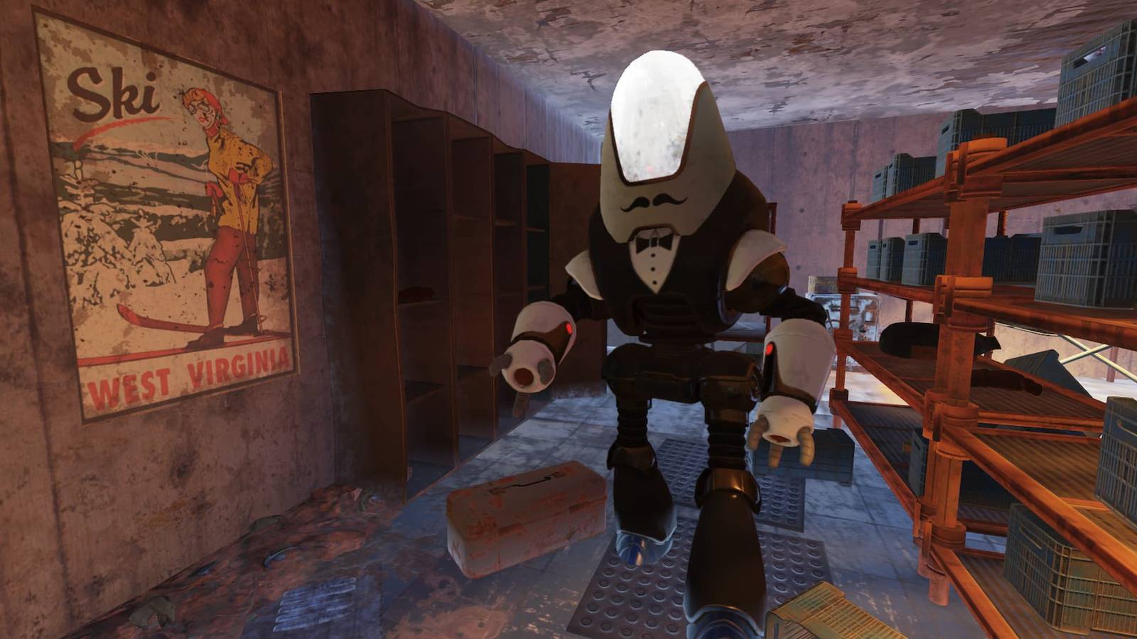The bellhop in Fallout 76's Pleasant Valley Ski Resort