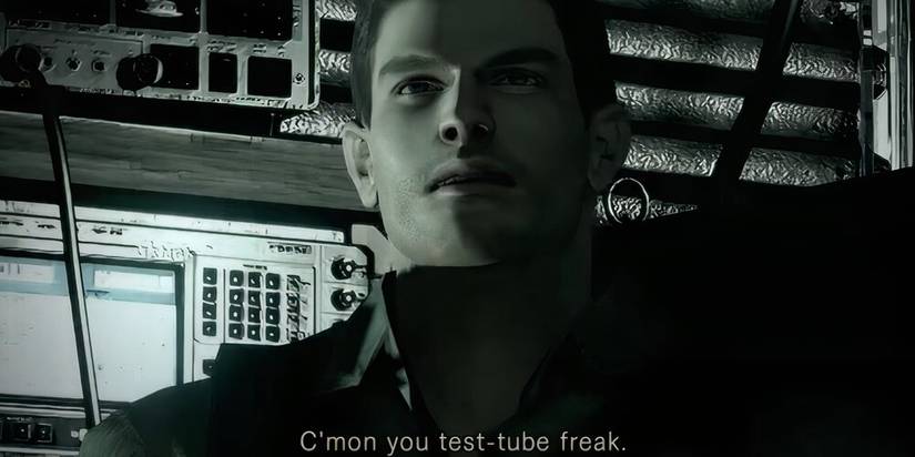 Chris saying "Come on you test-tube freak" 