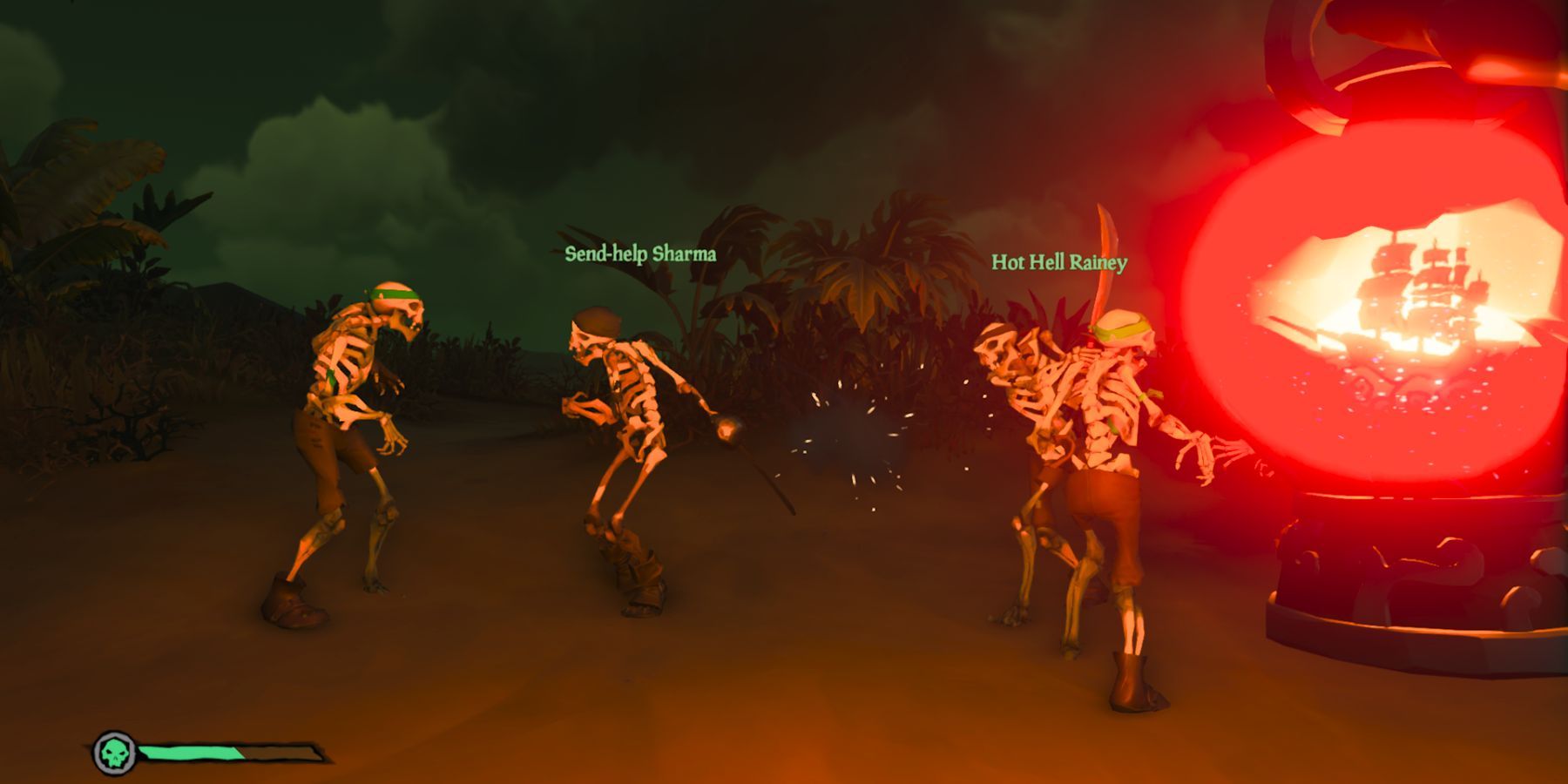 sea of thieves bonecaller skeletons