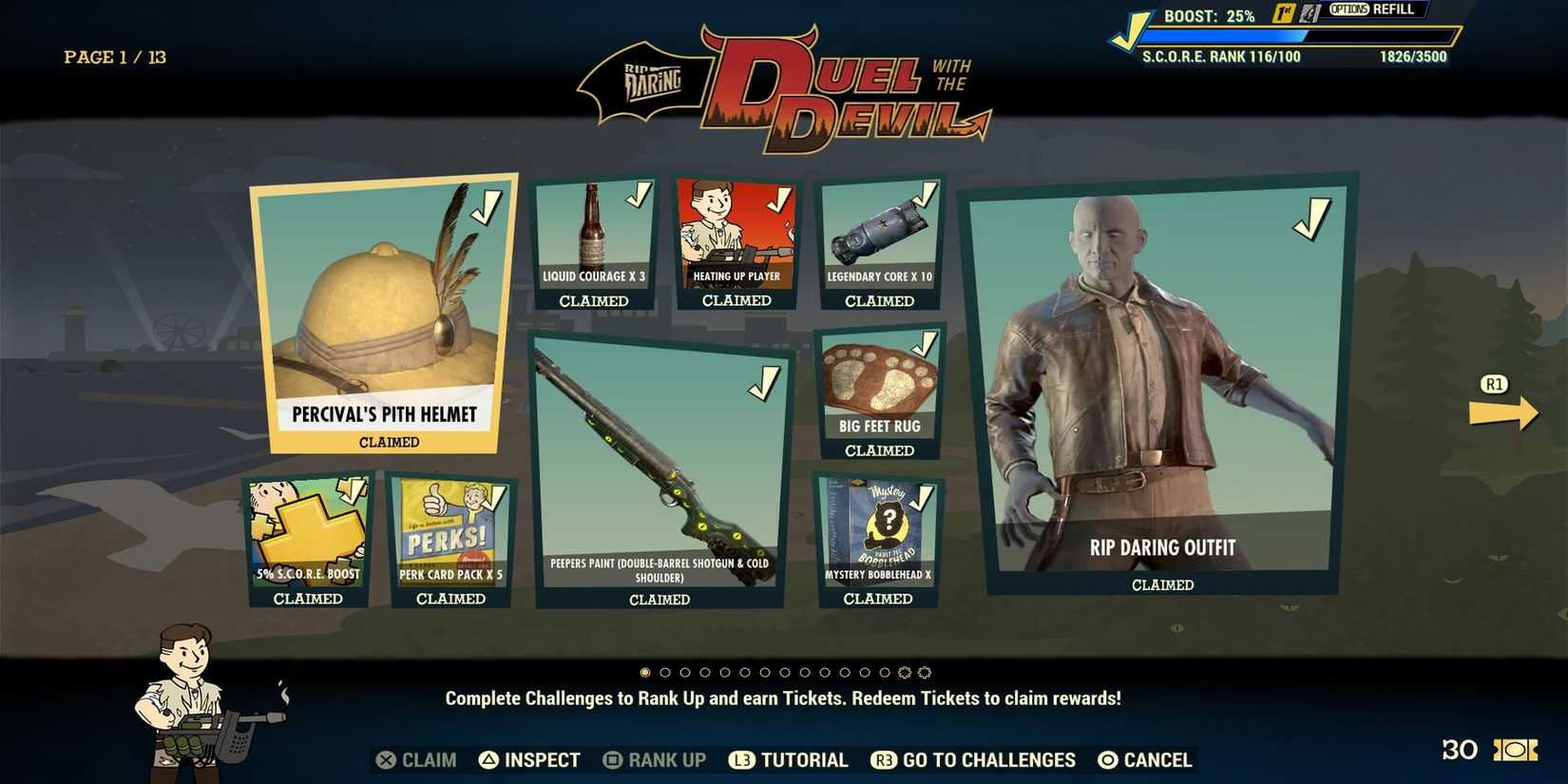 Season Board View in Fallout 76