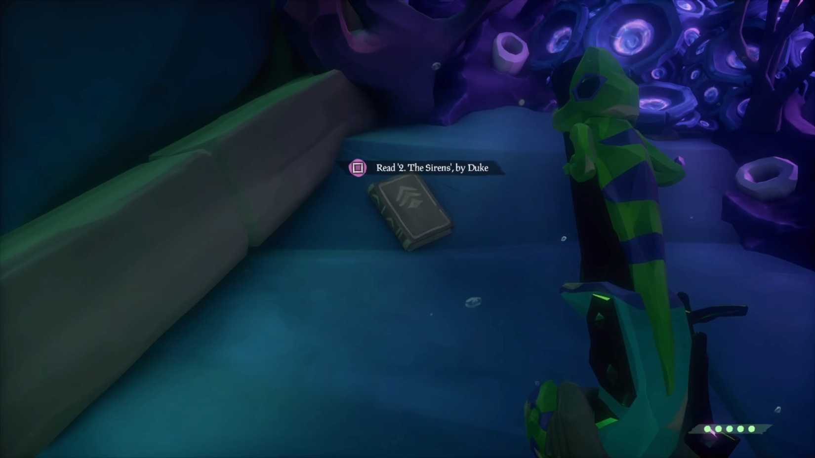 Second Journal in Shrine of Flooded Embrace in Sea of Thieves