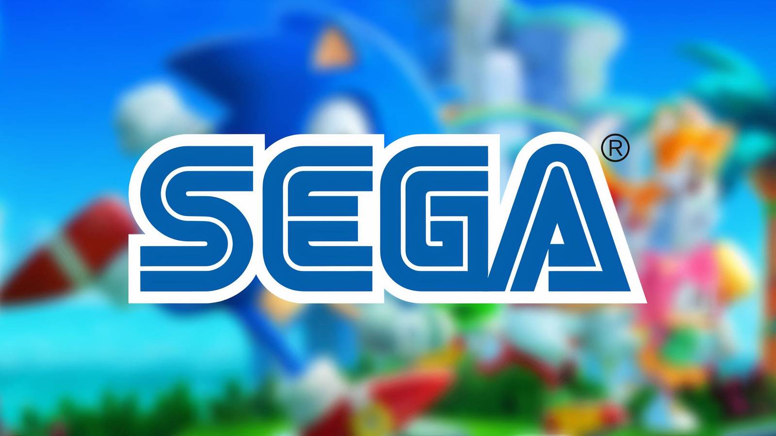 sega logo on sonic superstars background-1