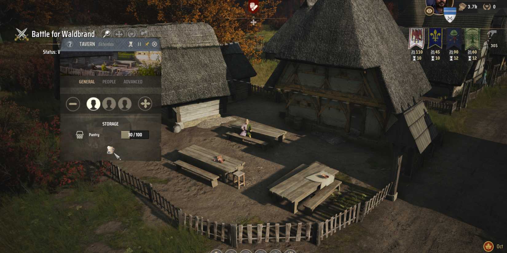 selling ale at tavern in manor lords