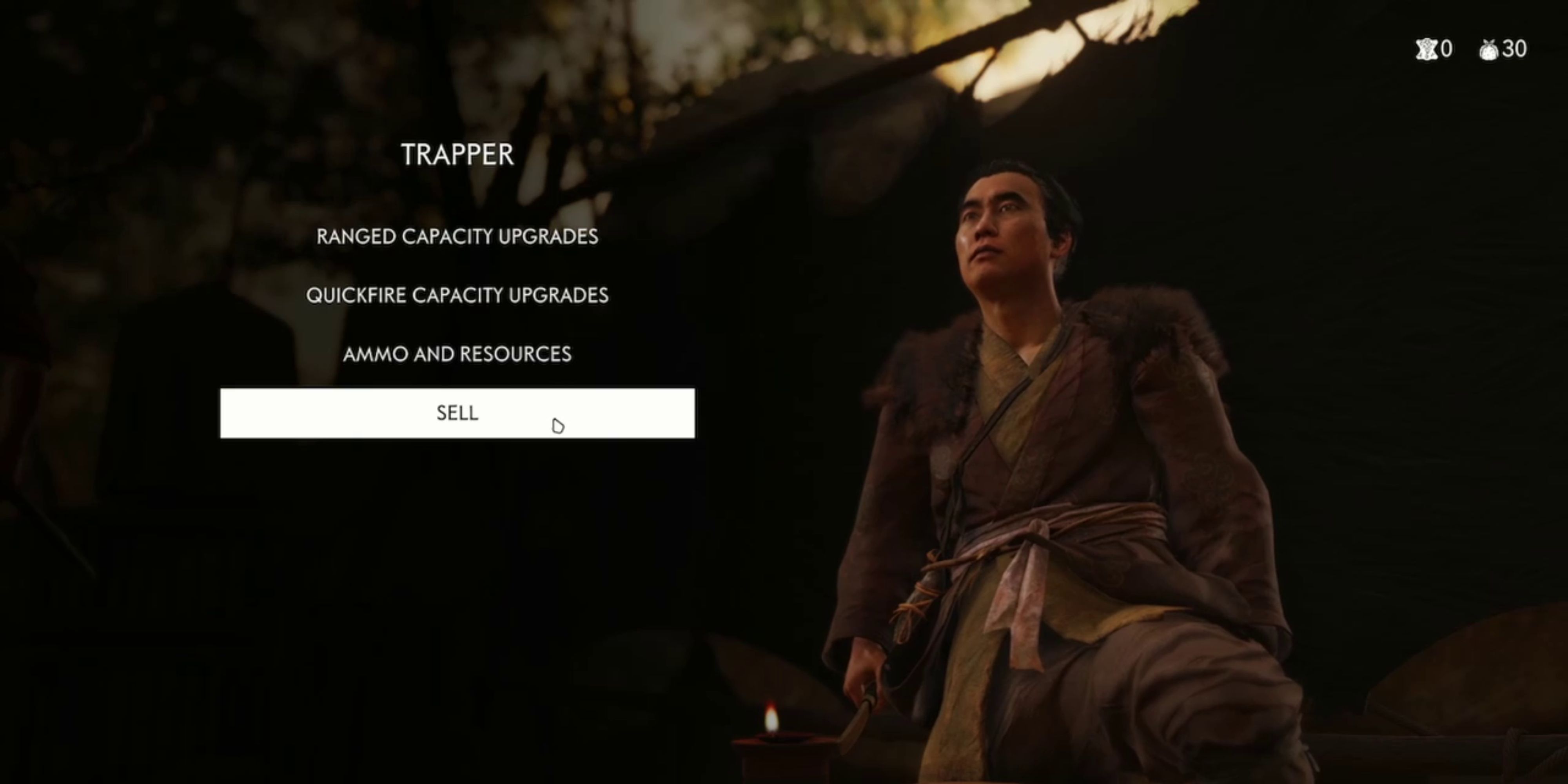 Как фармить припасы в Ghost of Tsushima