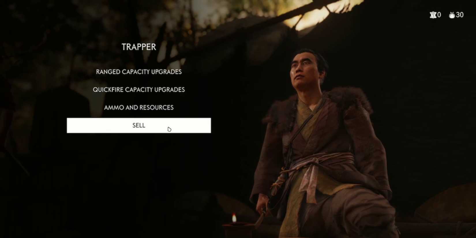 selling to a trapper in ghost of tsushima-1
