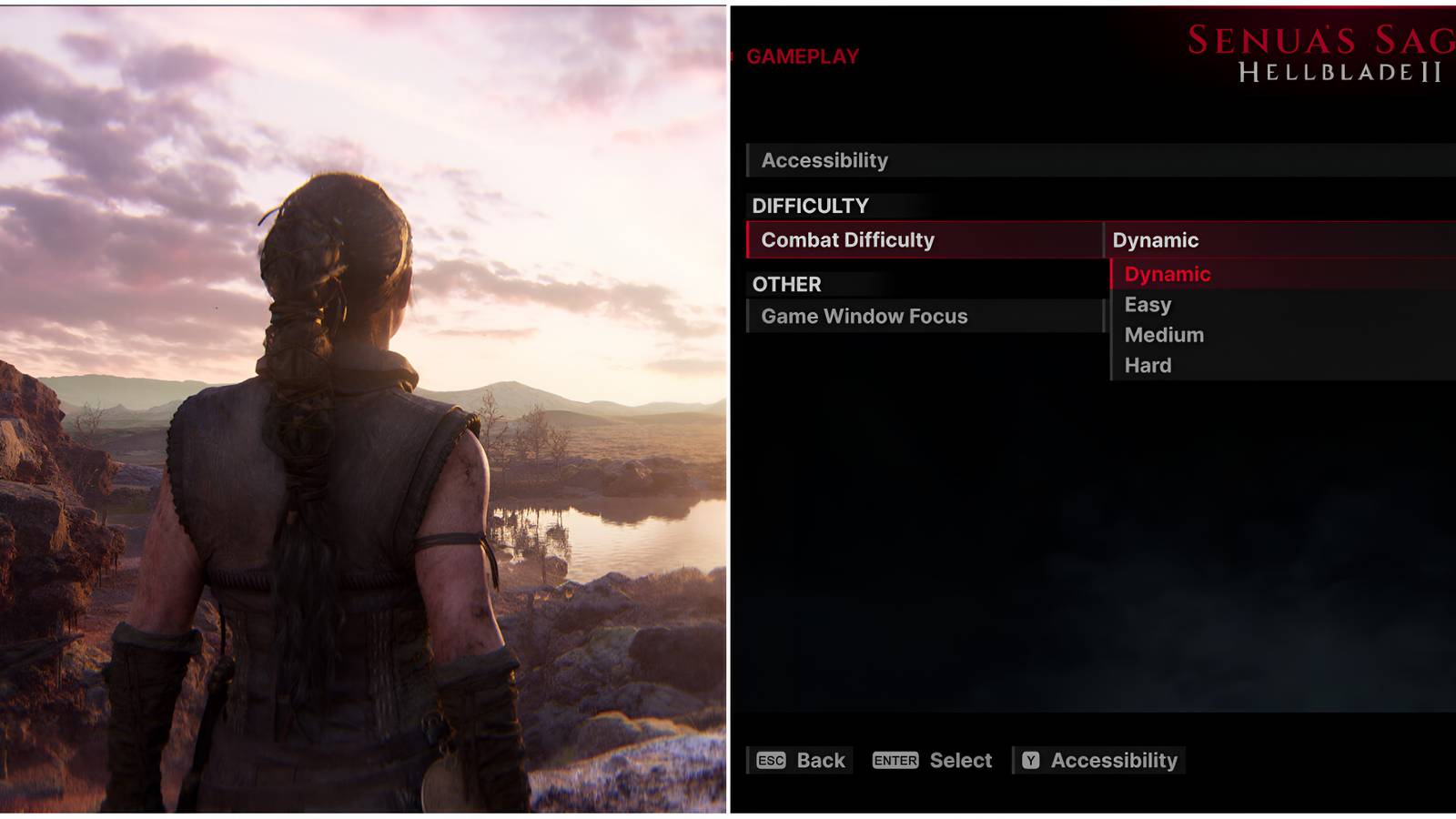 senua’s saga hellblade 2 senua and difficulty settings