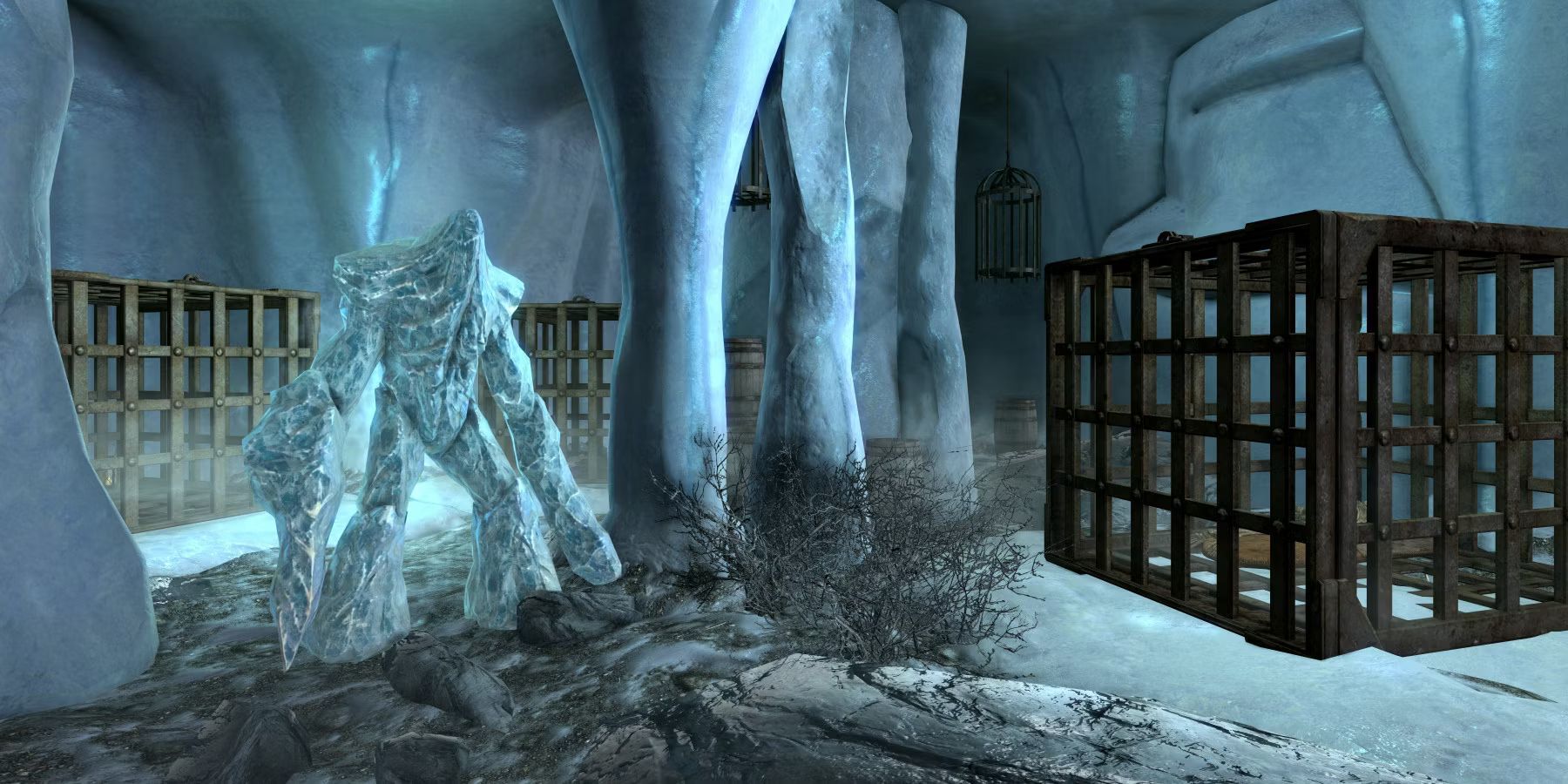 Skyrim The Chill jail in Winterhold Frost Atronach